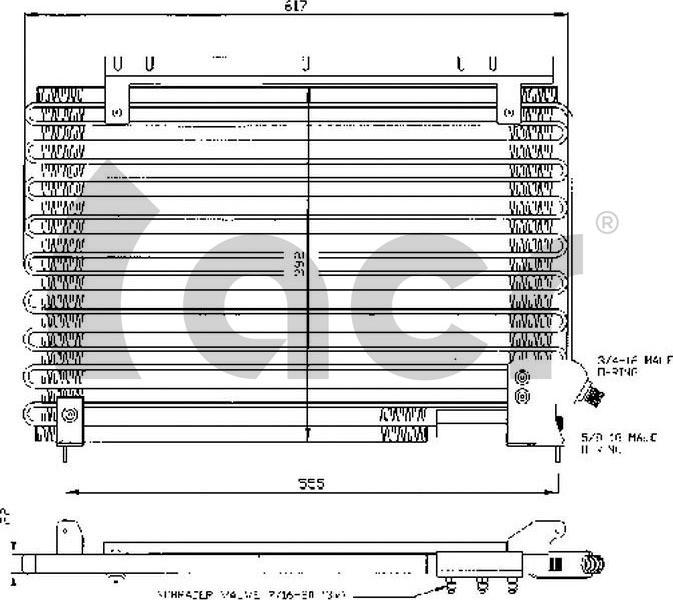 ACR 300202 - Condensatore, Climatizzatore autozon.pro