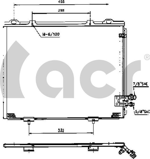 ACR 300271 - Condensatore, Climatizzatore autozon.pro