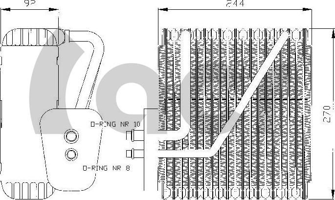 ACR 310005 - Evaporatore, Climatizzatore autozon.pro