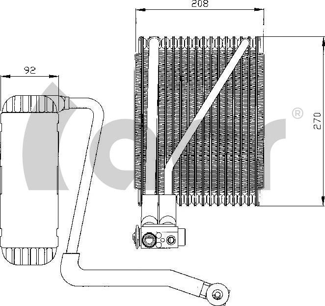 ACR 310030 - Evaporatore, Climatizzatore autozon.pro