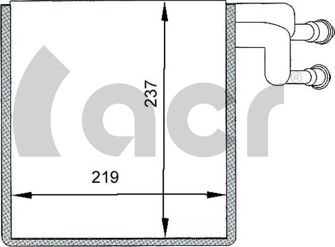 ACR 310032 - Evaporatore, Climatizzatore autozon.pro