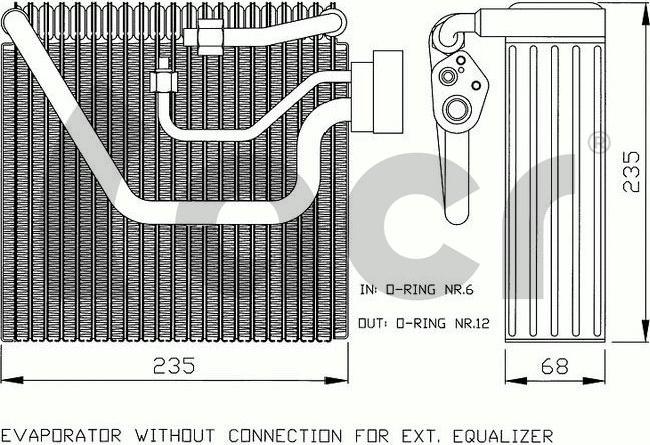 ACR 310149 - Evaporatore, Climatizzatore autozon.pro