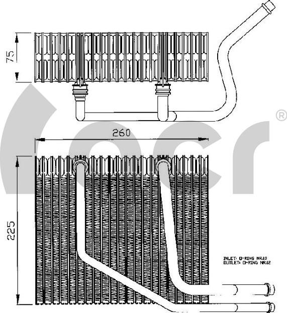 ACR 310153 - Evaporatore, Climatizzatore autozon.pro