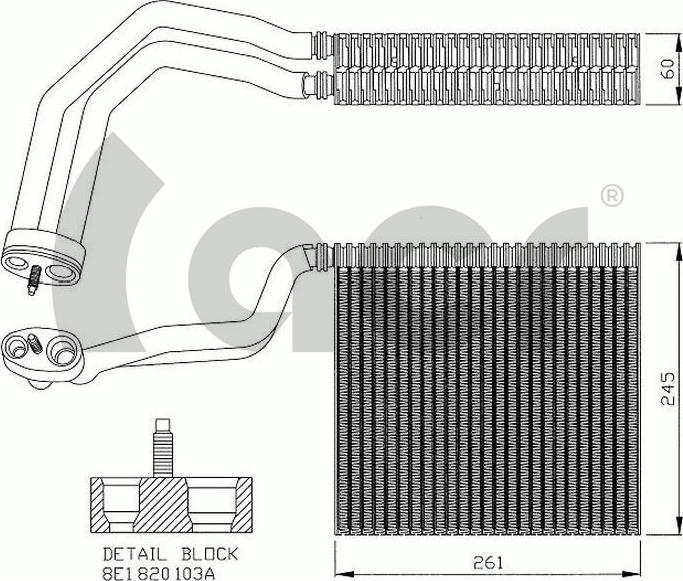 ACR 310169 - Evaporatore, Climatizzatore autozon.pro