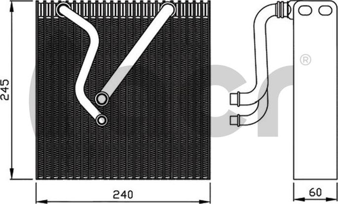 ACR 310164 - Evaporatore, Climatizzatore autozon.pro