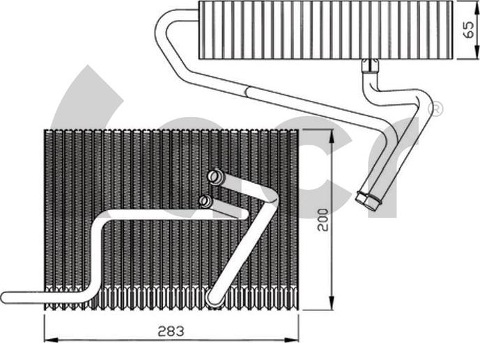 ACR 310166 - Evaporatore, Climatizzatore autozon.pro