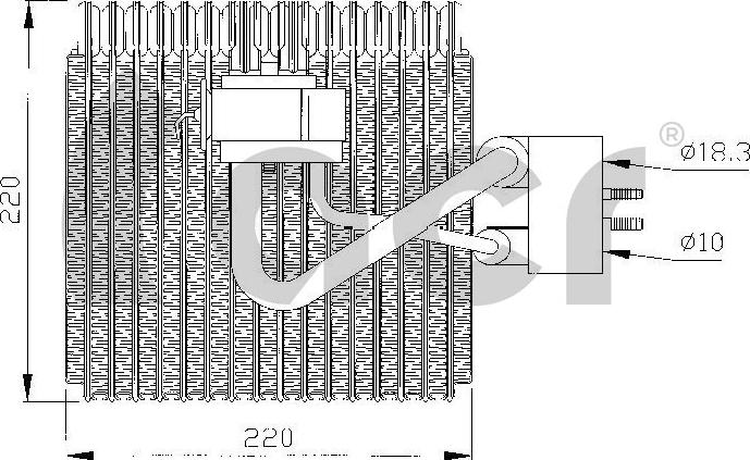 ACR 310112 - Evaporatore, Climatizzatore autozon.pro