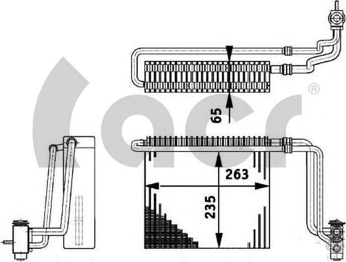 ACR 310181 - Evaporatore, Climatizzatore autozon.pro