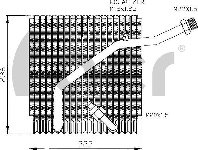 ACR 310139 - Evaporatore, Climatizzatore autozon.pro