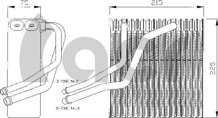 ACR 310130 - Evaporatore, Climatizzatore autozon.pro