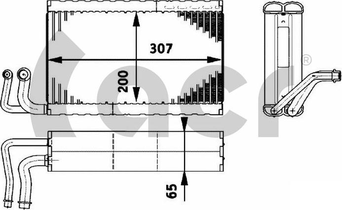 ACR 310179 - Evaporatore, Climatizzatore autozon.pro