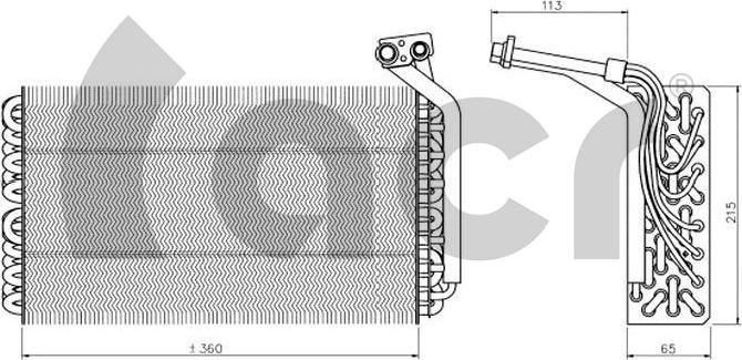 ACR 310178 - Evaporatore, Climatizzatore autozon.pro