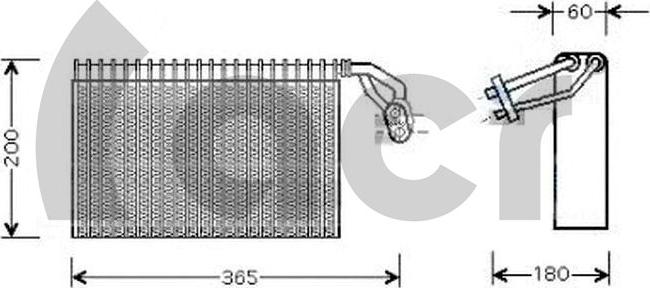 ACR 310172 - Evaporatore, Climatizzatore autozon.pro