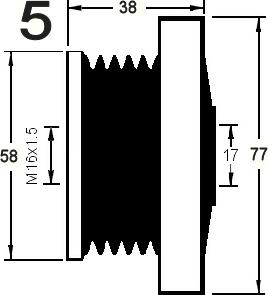 AD Kühner 885053M - Puleggia cinghia, Alternatore autozon.pro