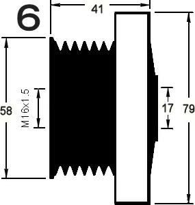 AD Kühner 885052 - Puleggia cinghia, Alternatore autozon.pro