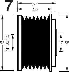 AD Kühner 885025 - Puleggia cinghia, Alternatore autozon.pro