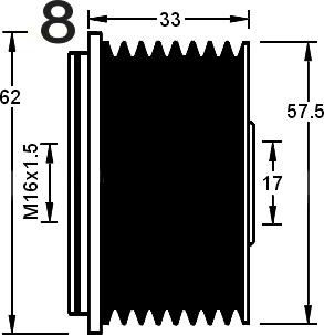 AD Kühner 885362 - Puleggia cinghia, Alternatore autozon.pro