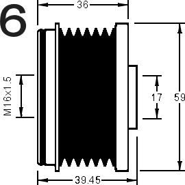 AD Kühner 885301 - Puleggia cinghia, Alternatore autozon.pro