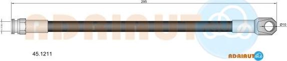 Adriauto 45.1211 - Flessibile del freno autozon.pro