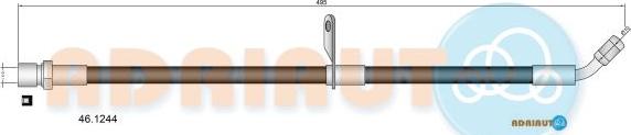 Adriauto 46.1244 - Flessibile del freno autozon.pro