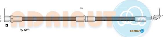 Adriauto 46.1211 - Flessibile del freno autozon.pro