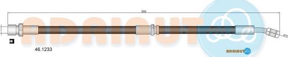 Adriauto 46.1233 - Flessibile del freno autozon.pro