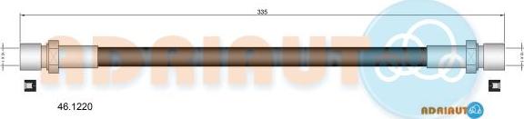 Adriauto 46.1220 - Flessibile del freno autozon.pro