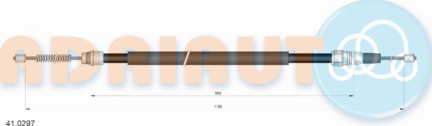 Adriauto 41.0297 - Cavo comando, Freno stazionamento autozon.pro