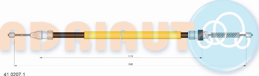 Adriauto 41.0207.1 - Cavo comando, Freno stazionamento autozon.pro