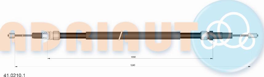 Adriauto 41.0210.1 - Cavo comando, Freno stazionamento autozon.pro