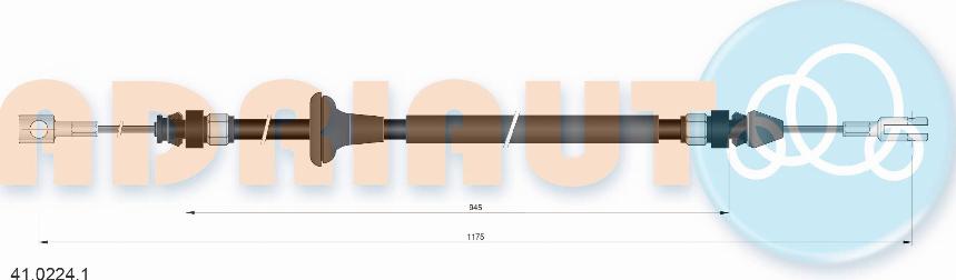 Adriauto 41.0224.1 - Cavo comando, Freno stazionamento autozon.pro