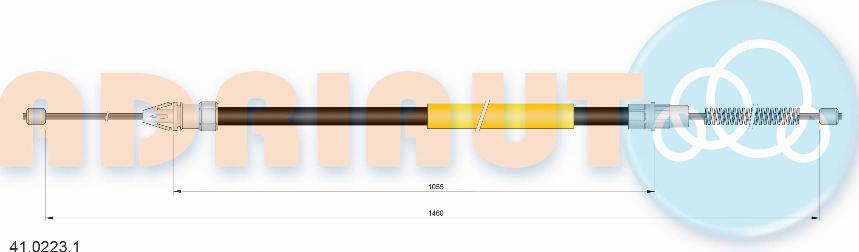 Adriauto 41.0223.1 - Cavo comando, Freno stazionamento autozon.pro