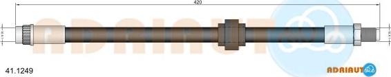Adriauto 41.1249 - Flessibile del freno autozon.pro