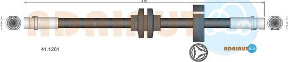 Adriauto 41.1261 - Flessibile del freno autozon.pro