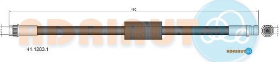 Adriauto 41.1203.1 - Flessibile del freno autozon.pro