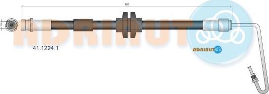 Adriauto 41.1224.1 - Flessibile del freno autozon.pro