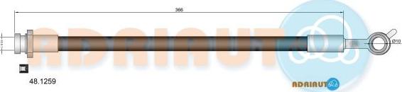 Adriauto 48.1259 - Flessibile del freno autozon.pro