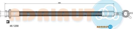 Adriauto 48.1258 - Flessibile del freno autozon.pro