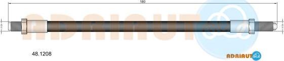 Adriauto 48.1208 - Flessibile del freno autozon.pro