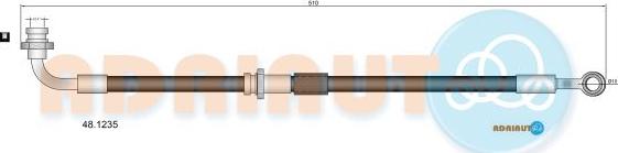 Adriauto 48.1235 - Flessibile del freno autozon.pro