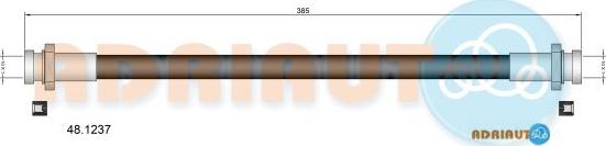 Adriauto 48.1237 - Flessibile del freno autozon.pro