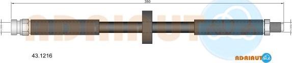 Adriauto 43.1216 - Flessibile del freno autozon.pro