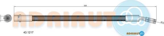 Adriauto 43.1217 - Flessibile del freno autozon.pro