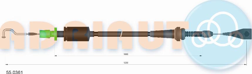 Adriauto 55.0361 - Cavo acceleratore autozon.pro