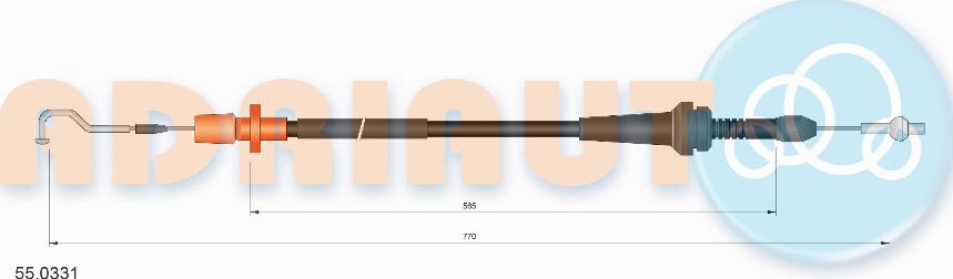 Adriauto 55.0331 - Cavo acceleratore autozon.pro