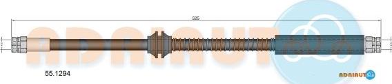 Adriauto 55.1294 - Flessibile del freno autozon.pro