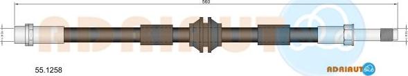 Adriauto 55.1258 - Flessibile del freno autozon.pro