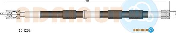 Adriauto 55.1263 - Flessibile del freno autozon.pro