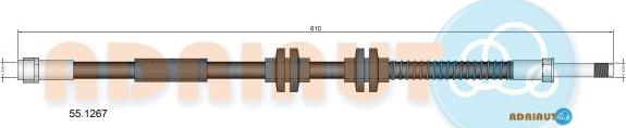 Adriauto 55.1267 - Flessibile del freno autozon.pro