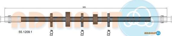 Adriauto 55.1209.1 - Flessibile del freno autozon.pro